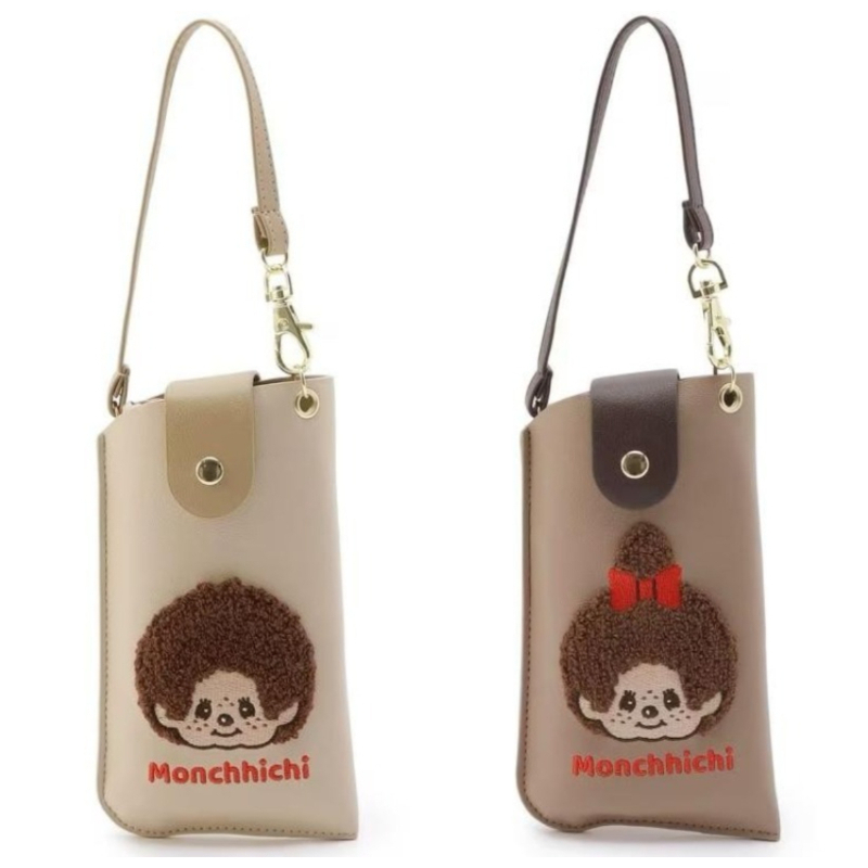Embroidery Viewer - Monchhichi Cartoon Embroidery Glasses Bag Kawaii