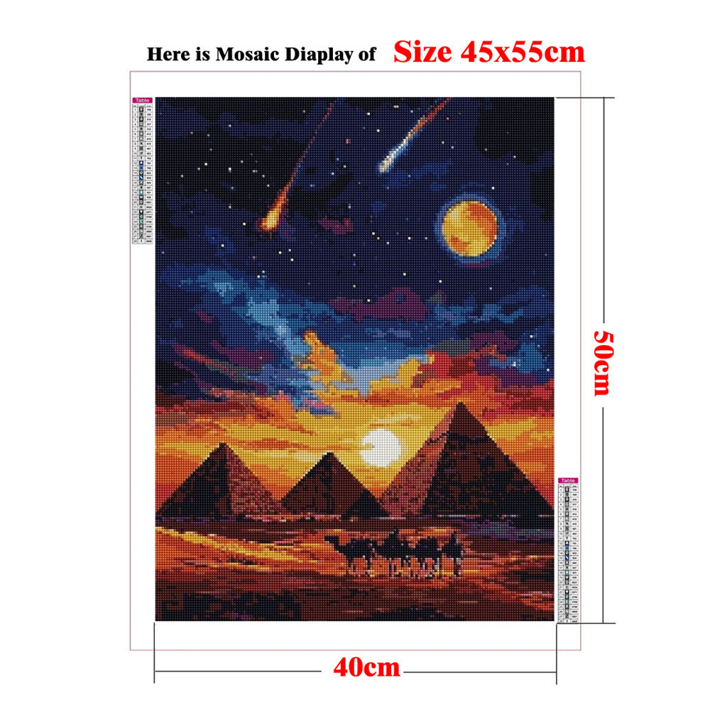 Diamond Painting Kit Great Pyr - Embroidery In Egypt recension och pris