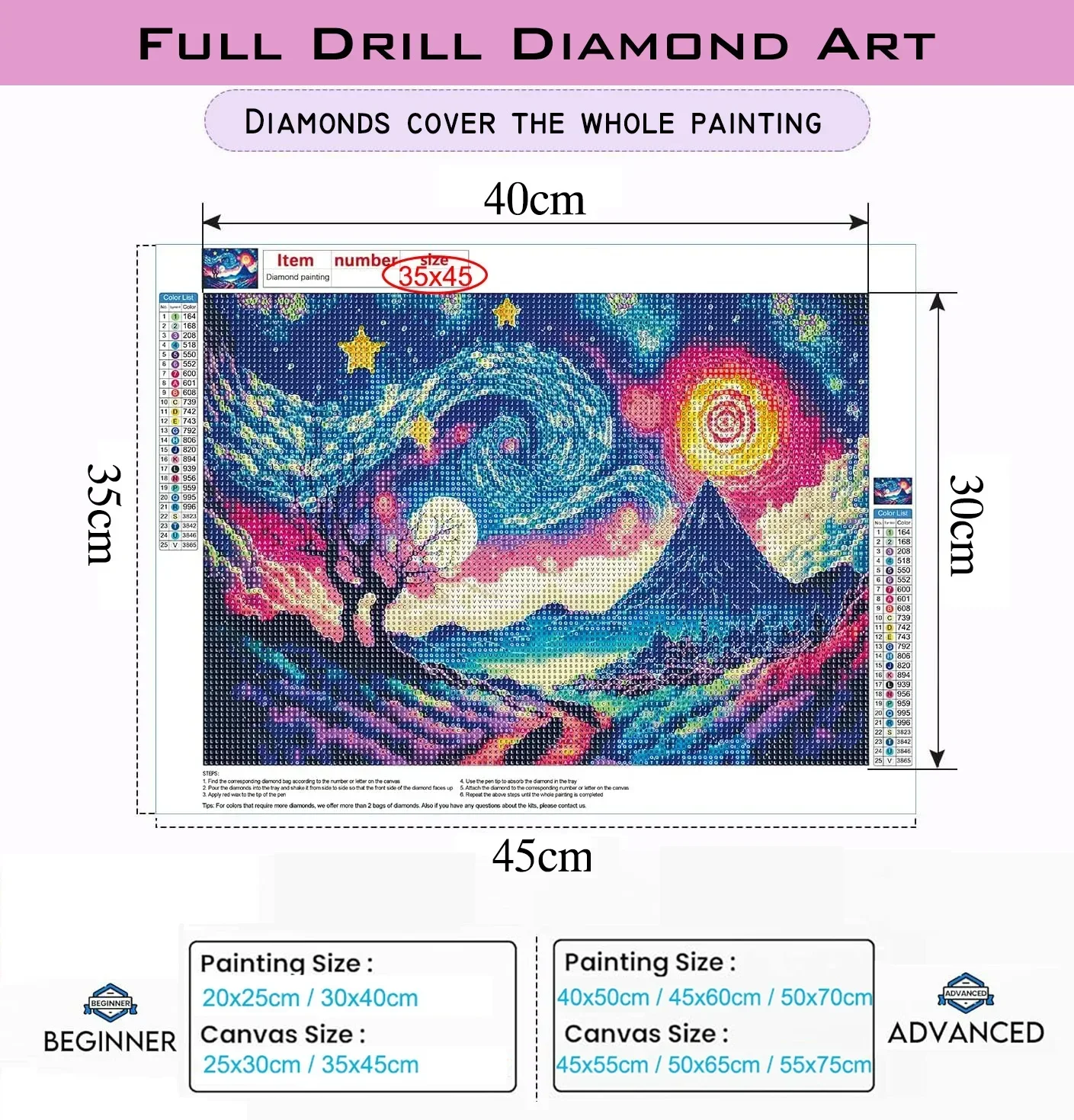 Diamond Painting Kit Great Pyr - Embroidery In Egypt recension och pris