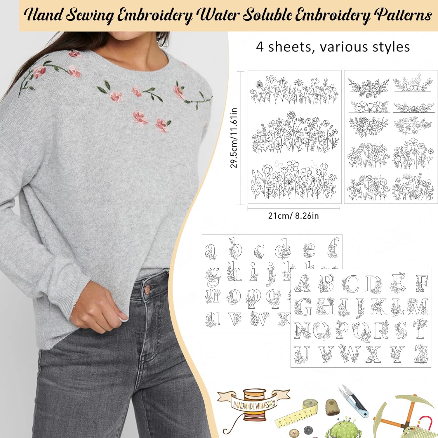 Stick And Stitch Wildflower Le - Embroidery Meaning recension och pris