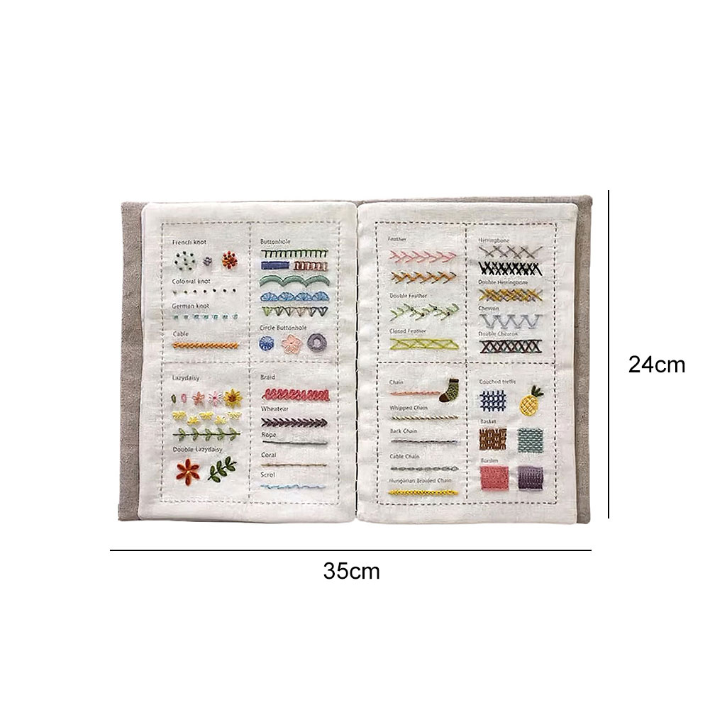 DIY Stitch Book Handmade Sewin - Embroidery Guide Book recension och pris