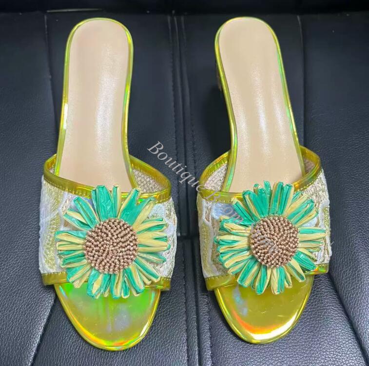Bright Sunflower Floral Embroi - Embroidery Flower recension och pris