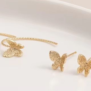 1Pair 925 Silver Needle 14K Go - Embroidery Gold recension och pris