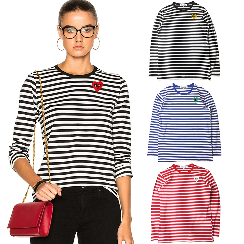 Break Egg Women Striped T-Shir - Embroidery Viewer recension och pris