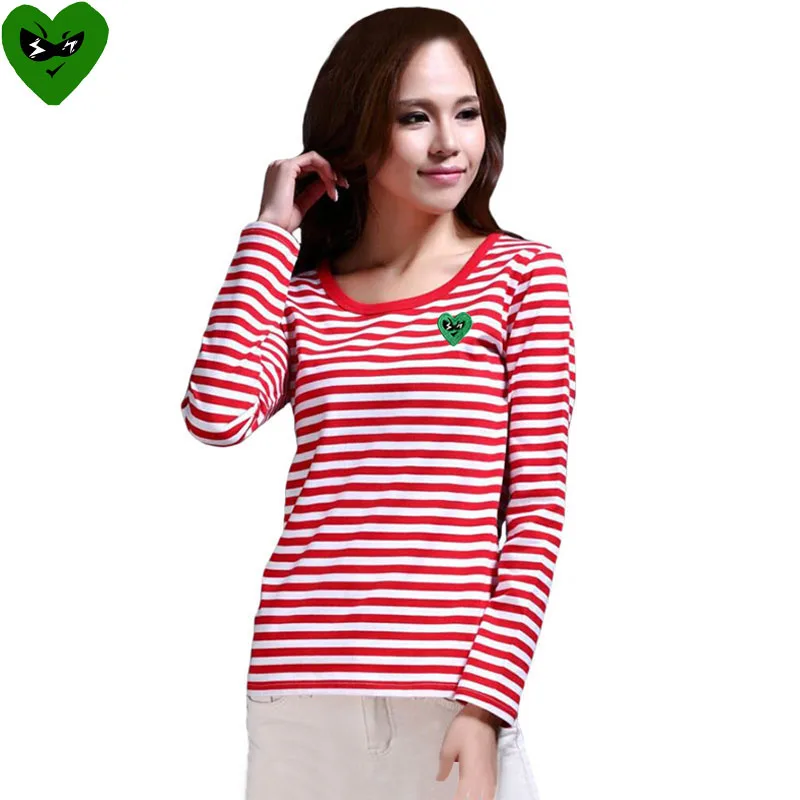 Break Egg Women Striped T-Shir - Embroidery Viewer recension och pris