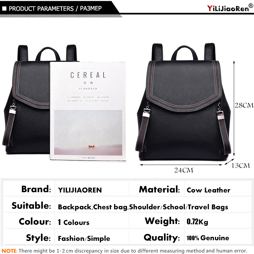 Fashion Thread Women Backpack  - Embroidery Simple recension och pris
