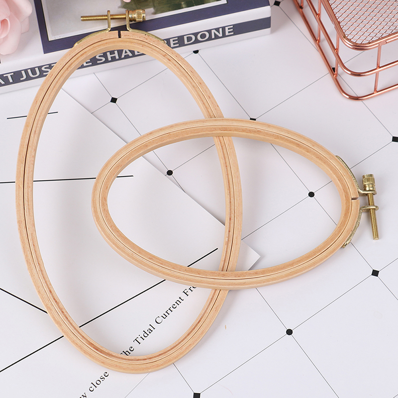 Bamboo Embroidery Hoop Frame O - Stitch Marker Ring recension och pris