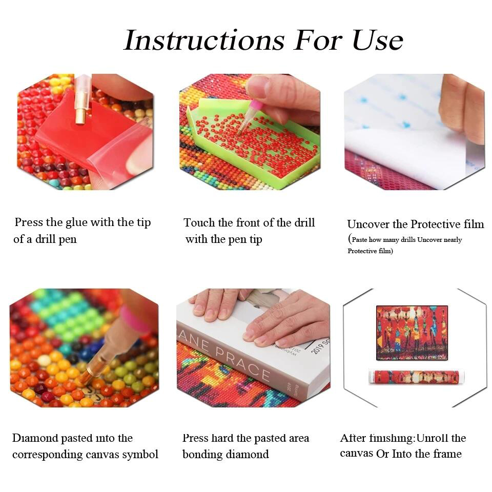 Frameless,5D DIY Diamond Paint - Embroidery Flower recension och pris