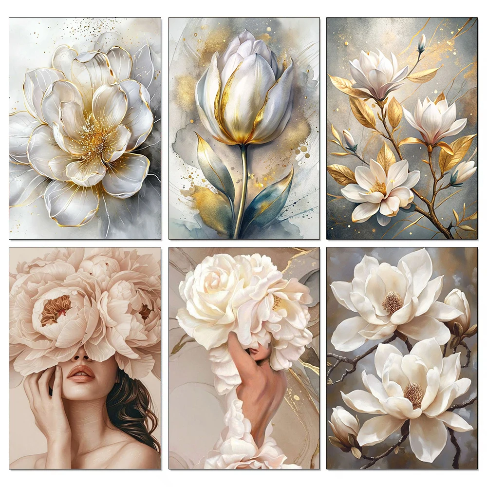 Diamond Embroidery New 2025 Di - Embroidery Flower recension och pris
