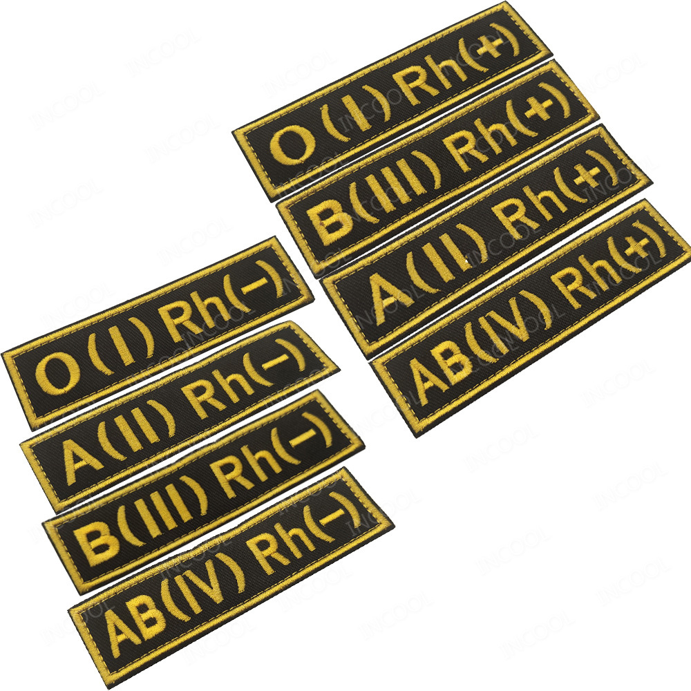 Blood Type Group Infrared Refl - Embroidery Fonts recension och pris