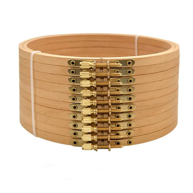 High Quality Beech Wood Embroi - Stitch Marker Ring recension och pris
