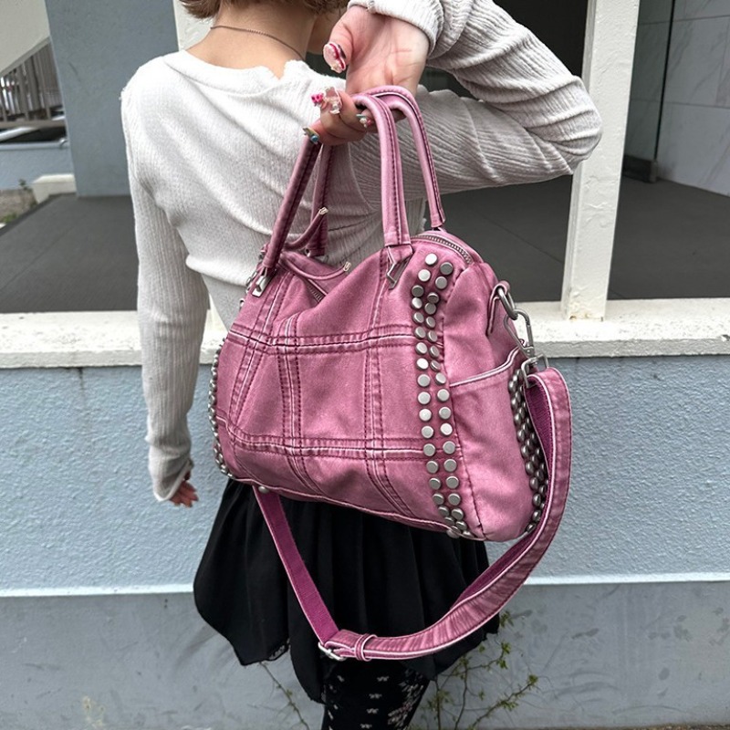 Large Capacity Crossbody Bags  - Embroidery Meaning recension och pris