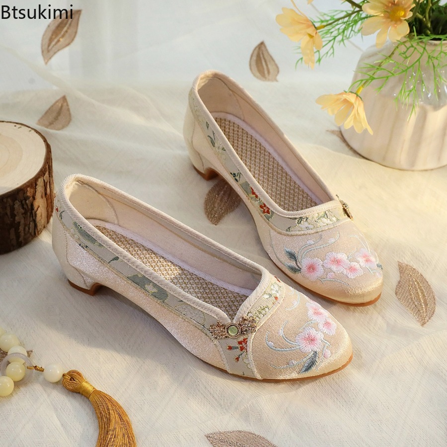 2026 New Women's Shoes Ethnic  - Embroidery Simple recension och pris