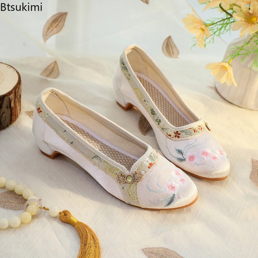 2026 New Women's Shoes Ethnic  - Embroidery Simple recension och pris