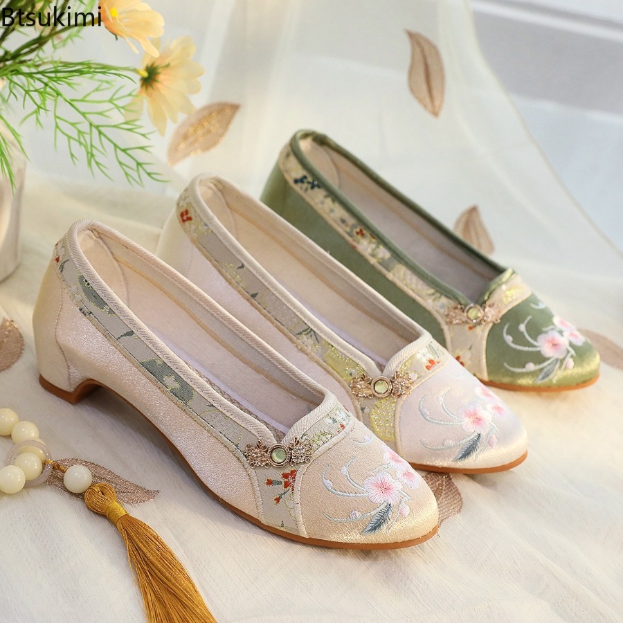 2026 New Women's Shoes Ethnic  - Embroidery Simple recension och pris