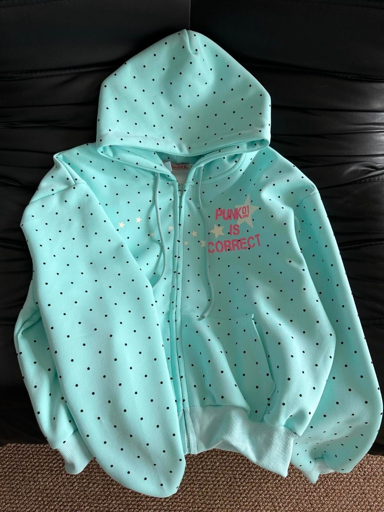 Y2k New Spring Fashion America - Embroidery Zip Up Hoodie recension och pris