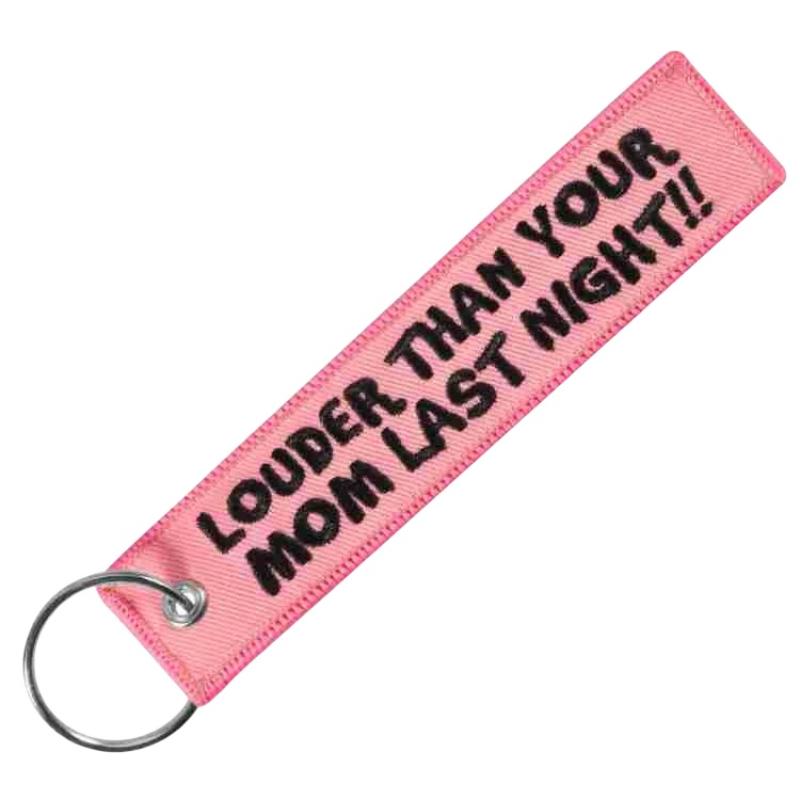 LOUDER THAN YOUR MOM Quotes Ke - Embroidery Quote recension och pris