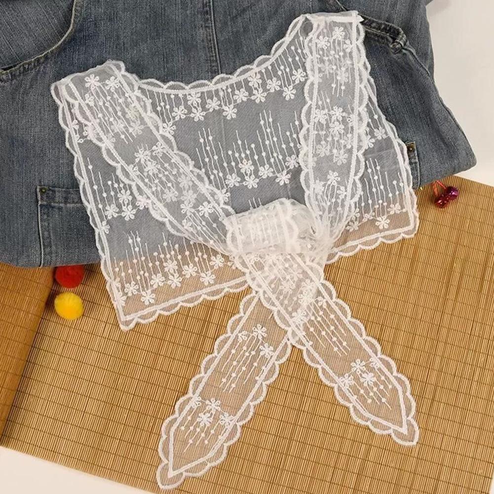 French Lace Shawl Scarf for Wo - Embroidery On Shirt recension och pris