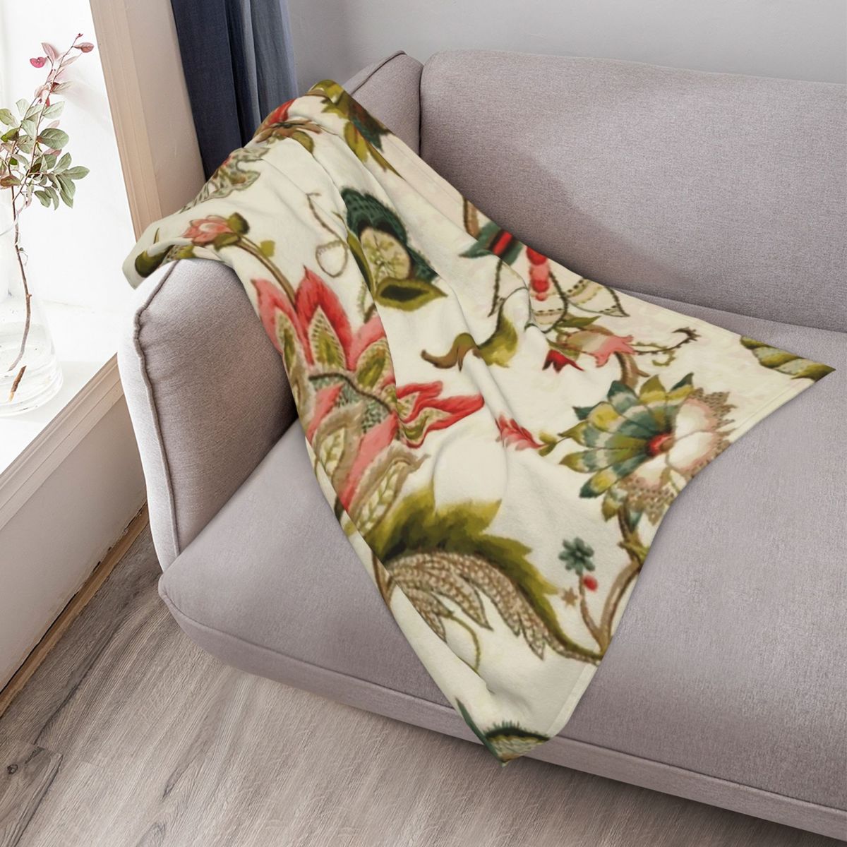 Jacobean Floral Crewel Embroid - Embroidery Vector recension och pris