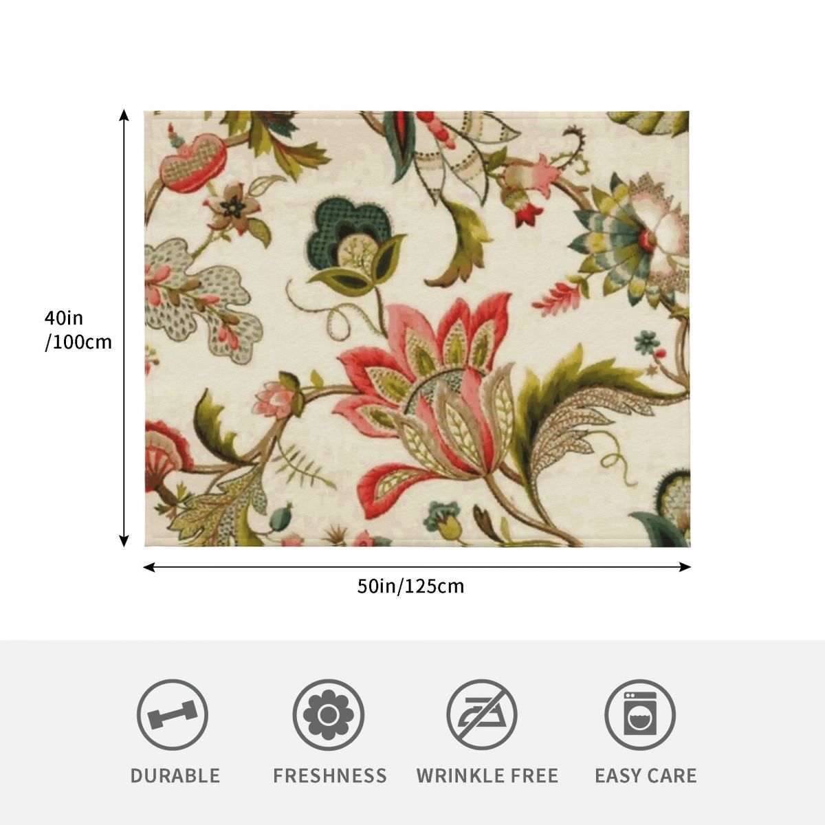 Jacobean Floral Crewel Embroid - Embroidery Vector recension och pris