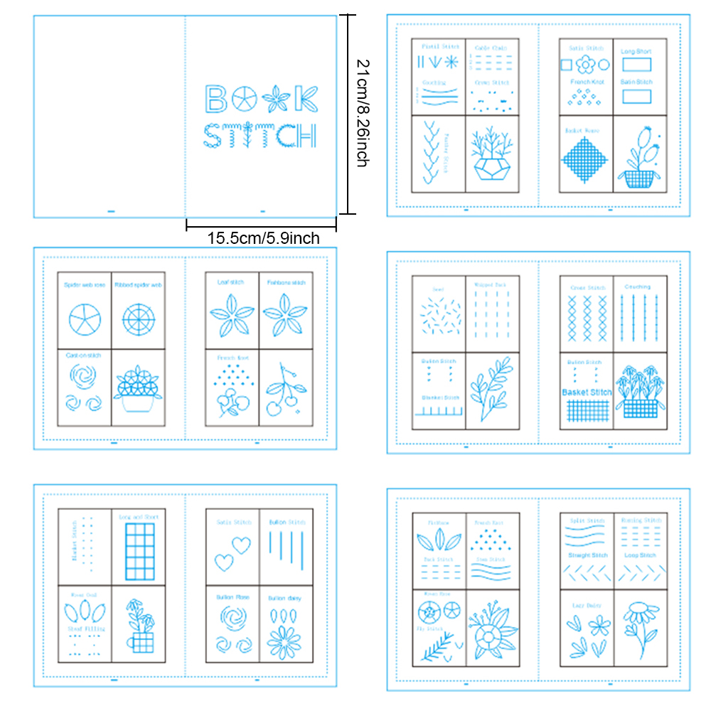 Hand-Embroidery Books Starter  - Embroidery Guide Book recension och pris