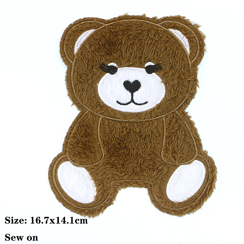 Cute White Brown Bear Glasses  - Embroidery Viewer recension och pris