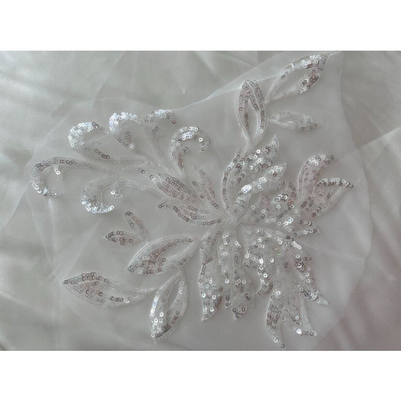 Lace Embroidery Mesh Sequin Fl - Embroidery Gold recension och pris