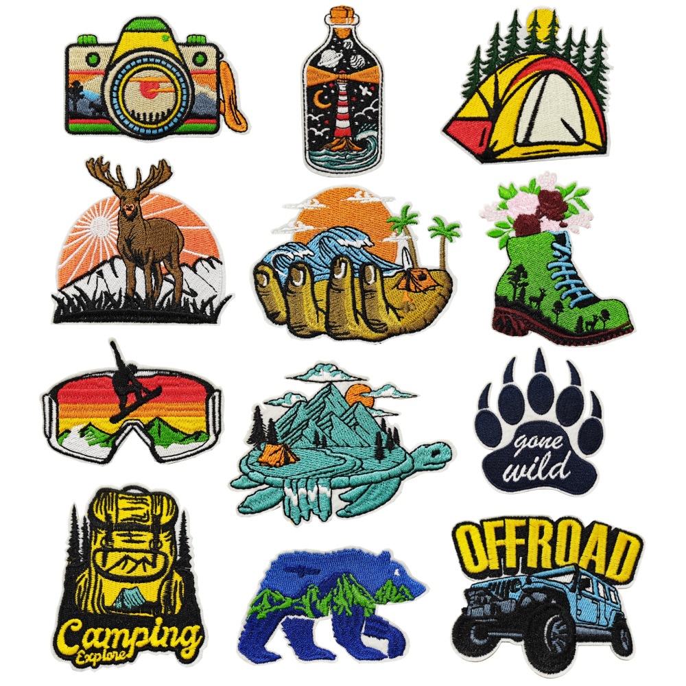 Outdoor Camping Cloth Sticker  - Embroidery Viewer recension och pris