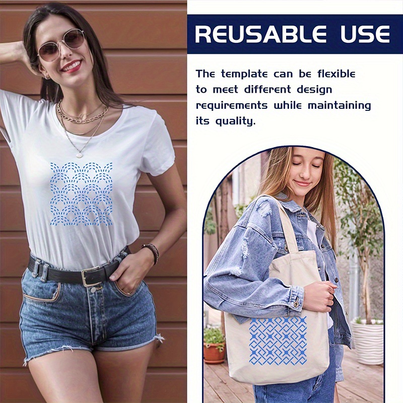 30Pcs Embroidery Templates DIY - Embroidery Meaning recension och pris