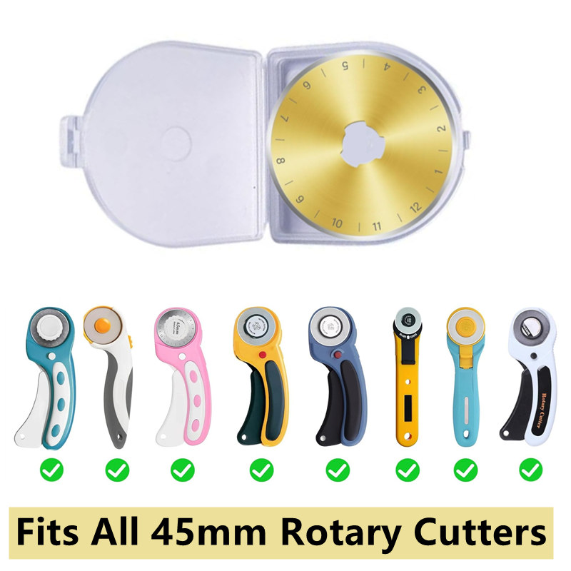 10pcs Titanium Coated 45mm Rot - Embroidery Converter recension och pris