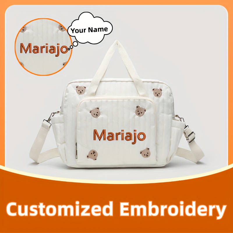 1PC Bear & tulip Pattern Trave - Embroidery Fonts recension och pris