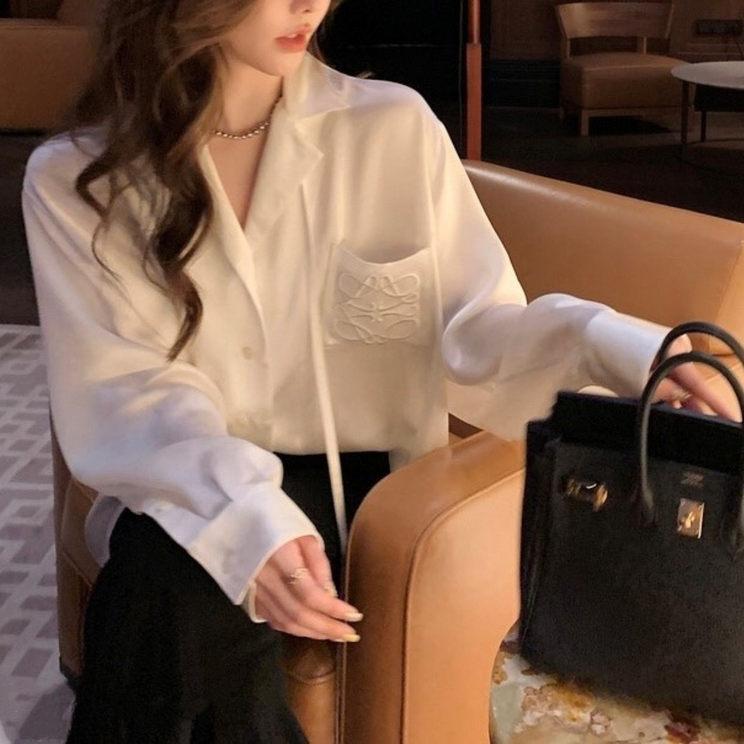 Women Blouse 2026 New Spring S - Embroidery On Shirt recension och pris