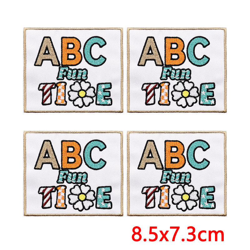 5PCS/Lots Positive Energy Text - Embroidery Quote recension och pris