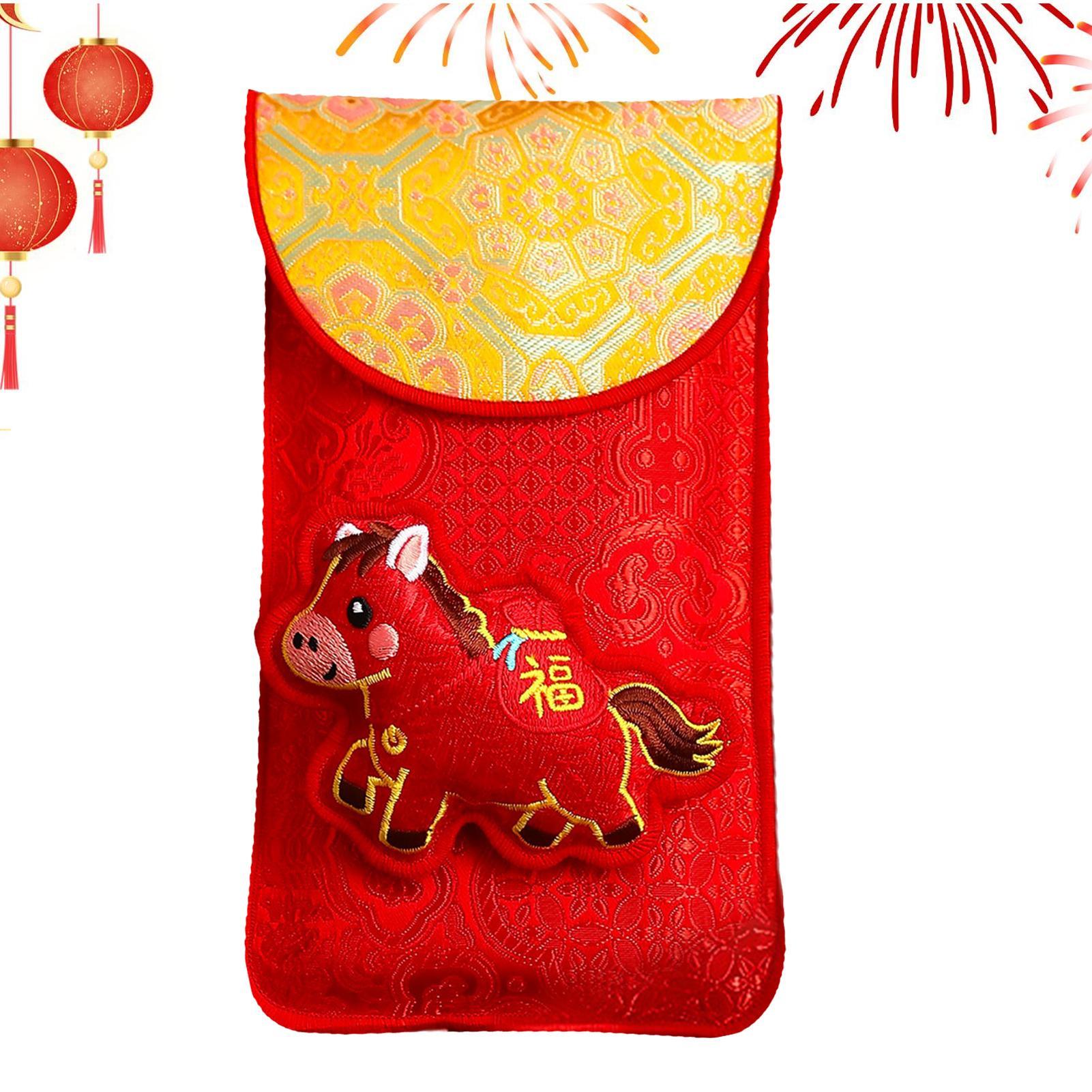 Year Of The Horse Embroidered  - Embroidery Red recension och pris