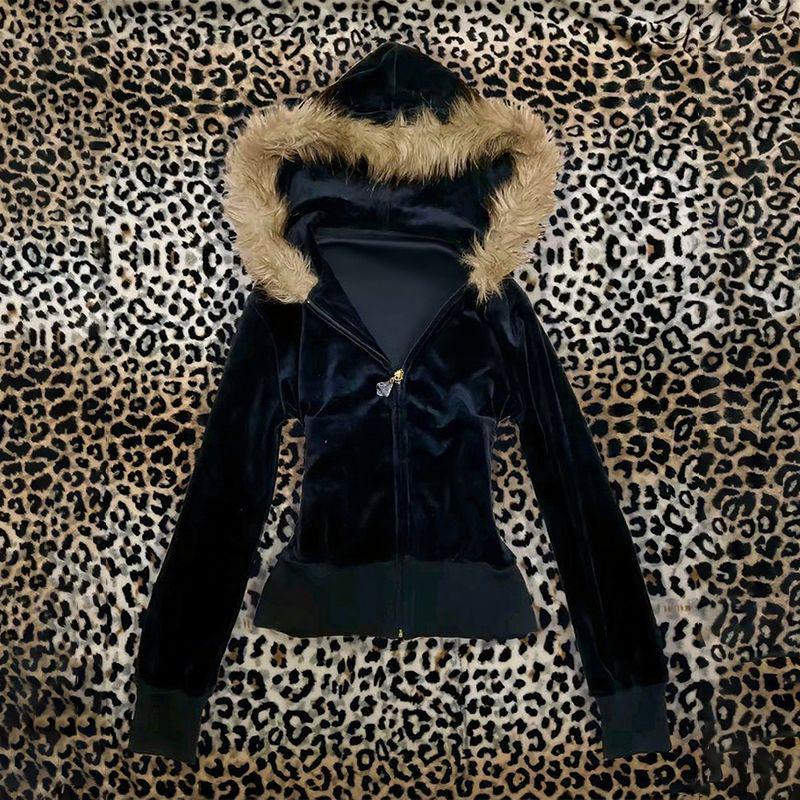 Hoodie Coat Women Punk Hooded  - Embroidery Zip Up Hoodie recension och pris