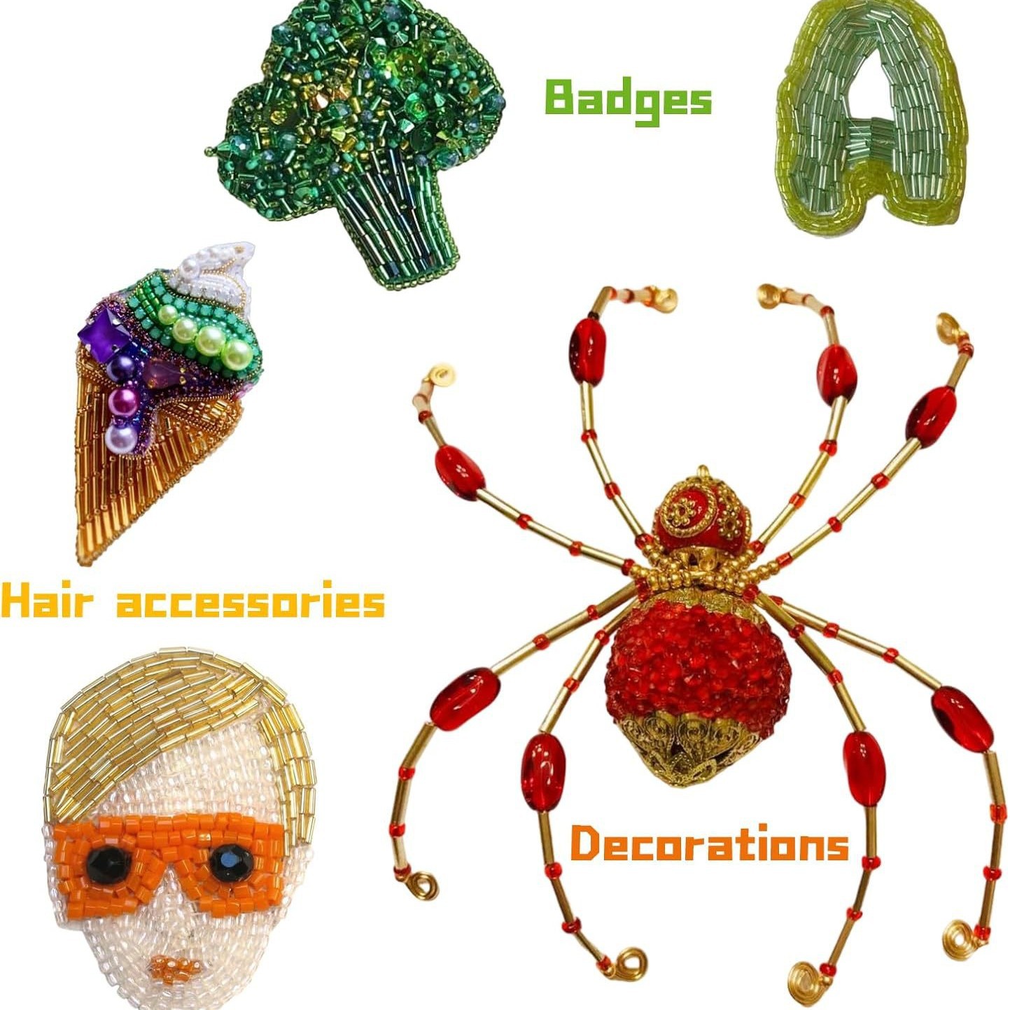 About 6720Pcs/Box 7mm 28 Color - Embroidery Youtube recension och pris
