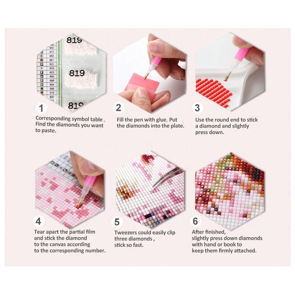 Diy Diamond Painting Kits New  - Embroidery In Egypt recension och pris