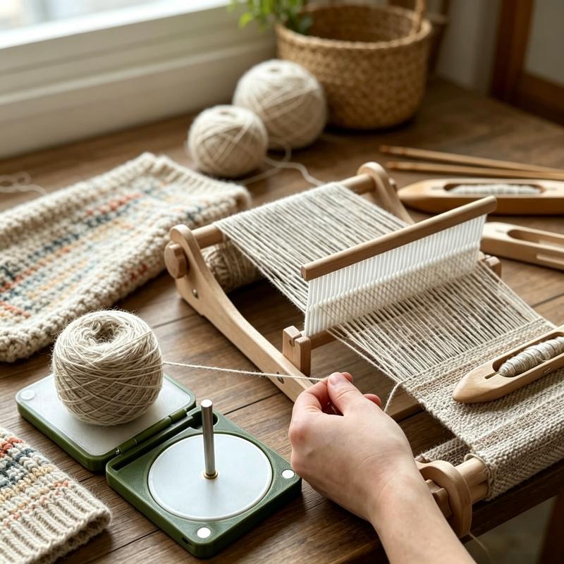 Portable Yarn Holder Yarn Wind - Stitch Marker Ring recension och pris