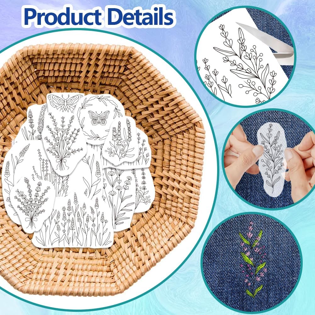 Lavender Flower Butterfly Wate - Embroidery Meaning recension och pris