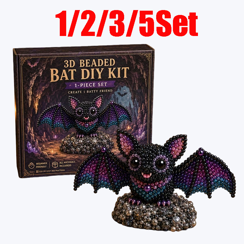 1/2/3/5Set 3D Beaded Bat Craft - Embroidery Youtube recension och pris