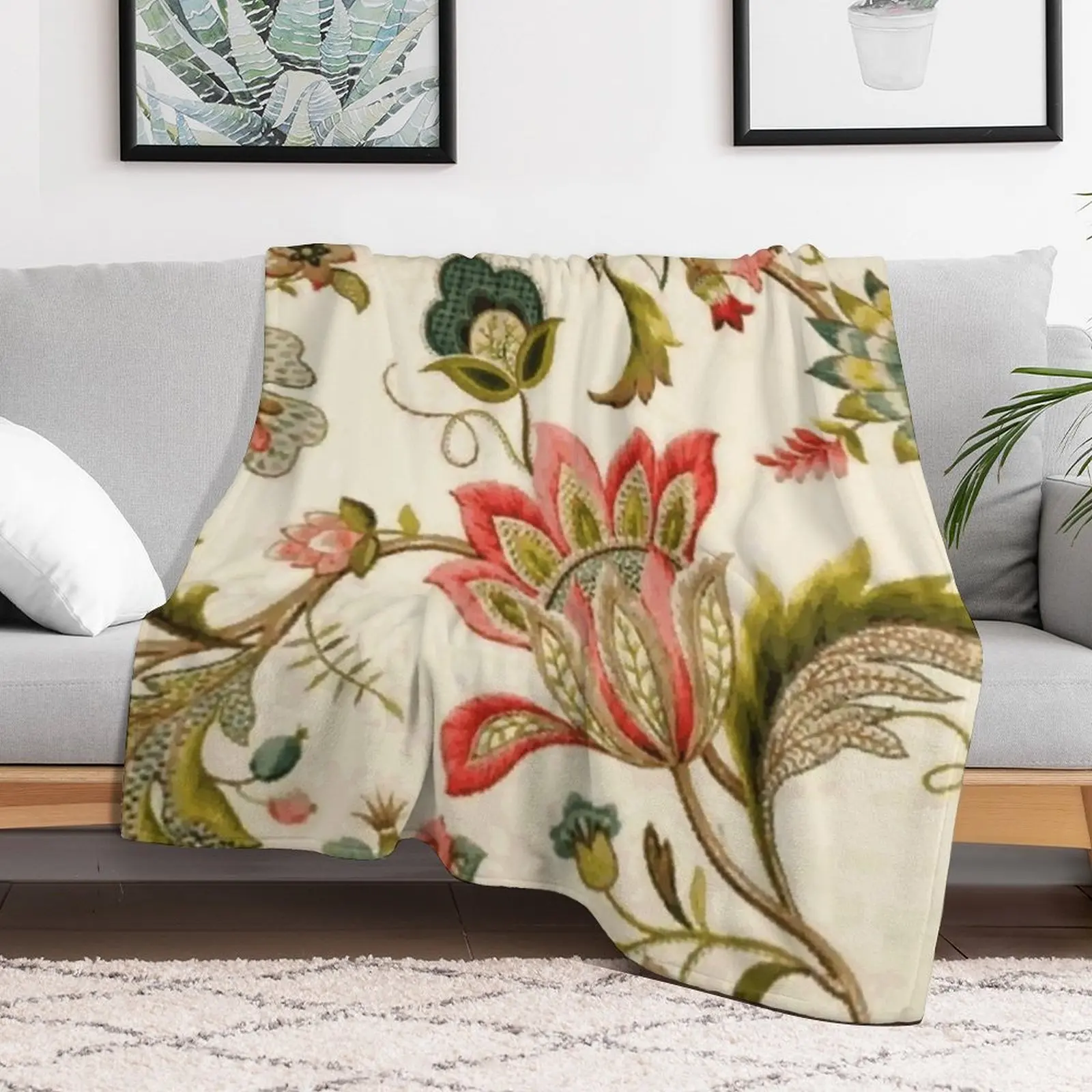 Jacobean Floral Crewel Embroid - Embroidery Vector recension och pris