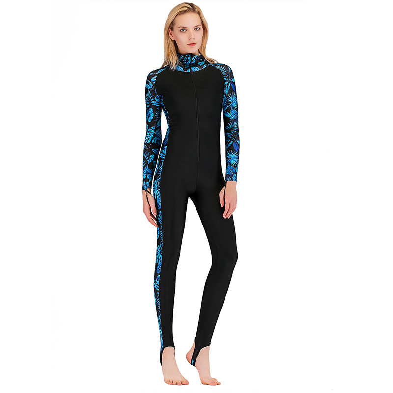 Full Body Swim Dive Skin Suit  - Embroidery Zip Up Hoodie recension och pris