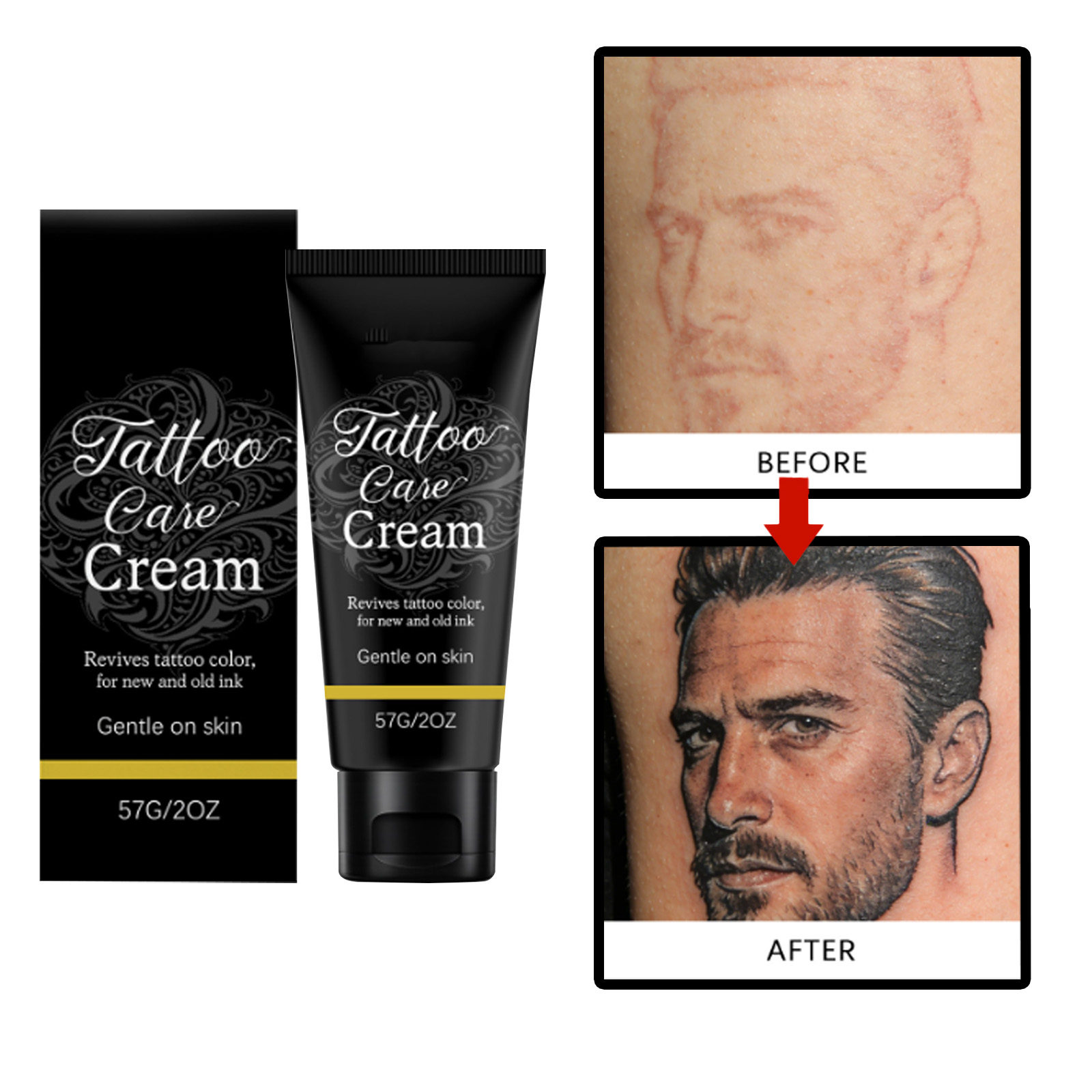Tattoo Aftercare Cream，Color F - Embroidery Moisturizer recension och pris