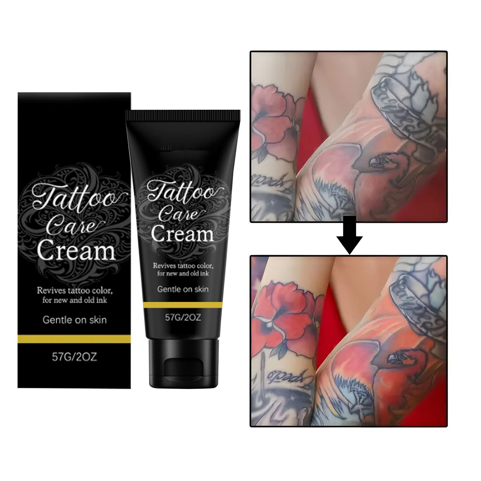 Tattoo Aftercare Cream，Color F - Embroidery Moisturizer recension och pris
