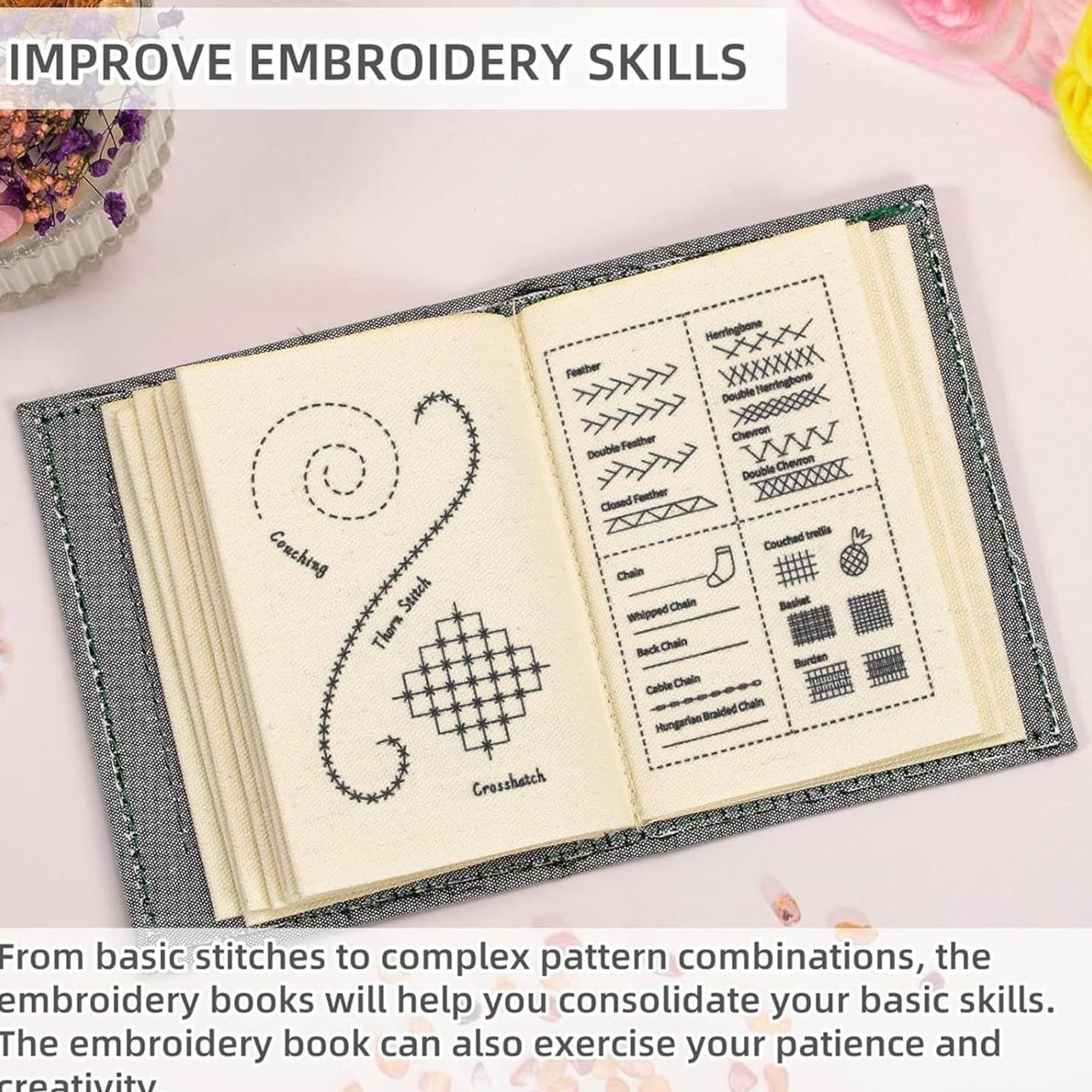 DIY Embroidery Stitches Book H - Embroidery Guide Book recension och pris