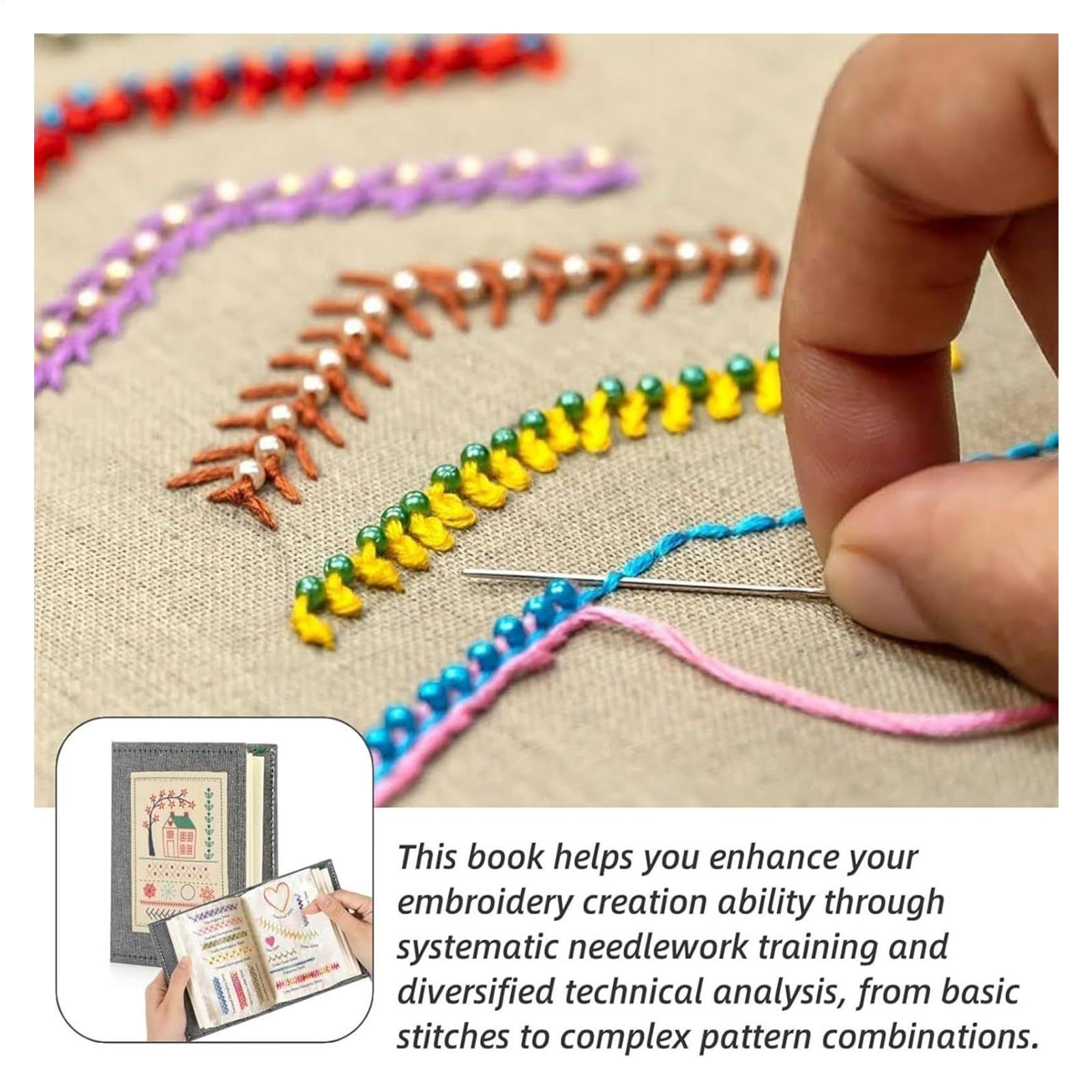 DIY Embroidery Stitches Book H - Embroidery Guide Book recension och pris