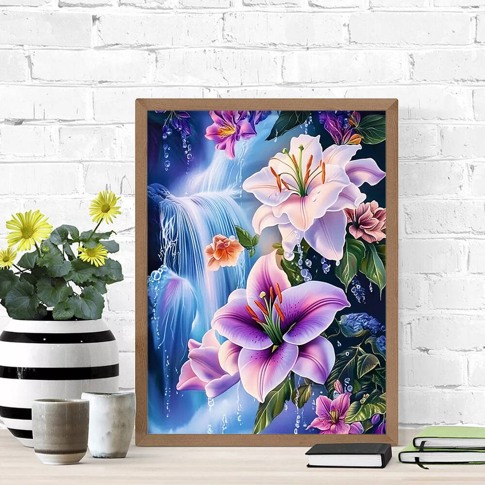 Evershine 5D DIY Full Square D - Embroidery Flower recension och pris