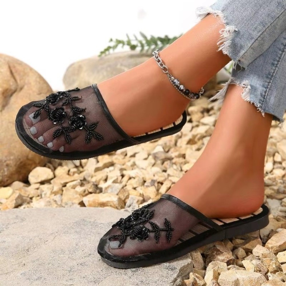 Casual Flower Embroidery Mesh  - Embroidery Flower recension och pris